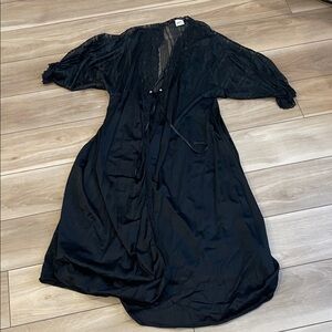 Jill Andrea Elegant Black Women's Robe